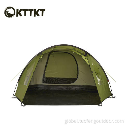 4.5kg green outdoor camping Double layer tent